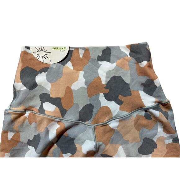 Aerie OFFLINE Camo 7/8 Leggings Size Small High-Waisted Soft &‎ Stretchy New - Picture 3 of 4